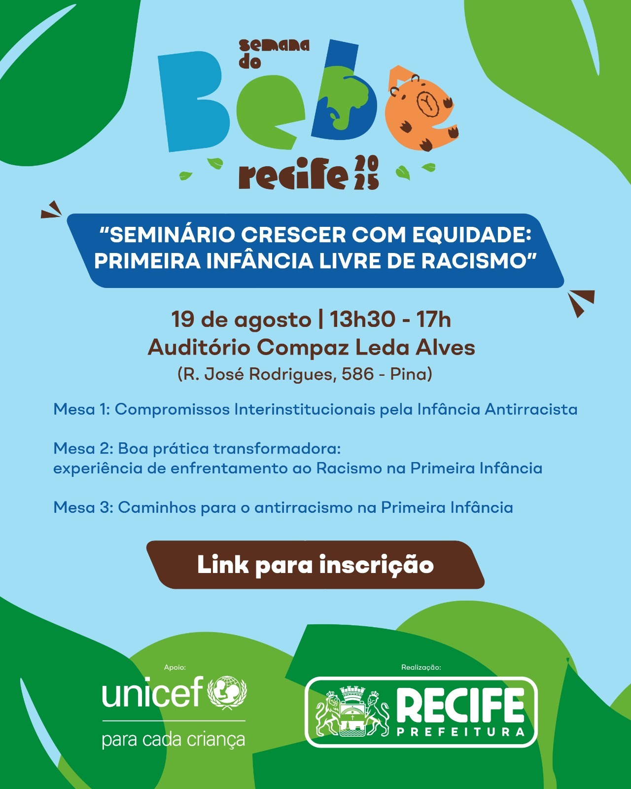 Seminários programados para a Semana do Bebê